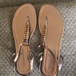 Copper Jeweled Sandala